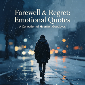 Regret & Farewell Emotional Quotes Premium